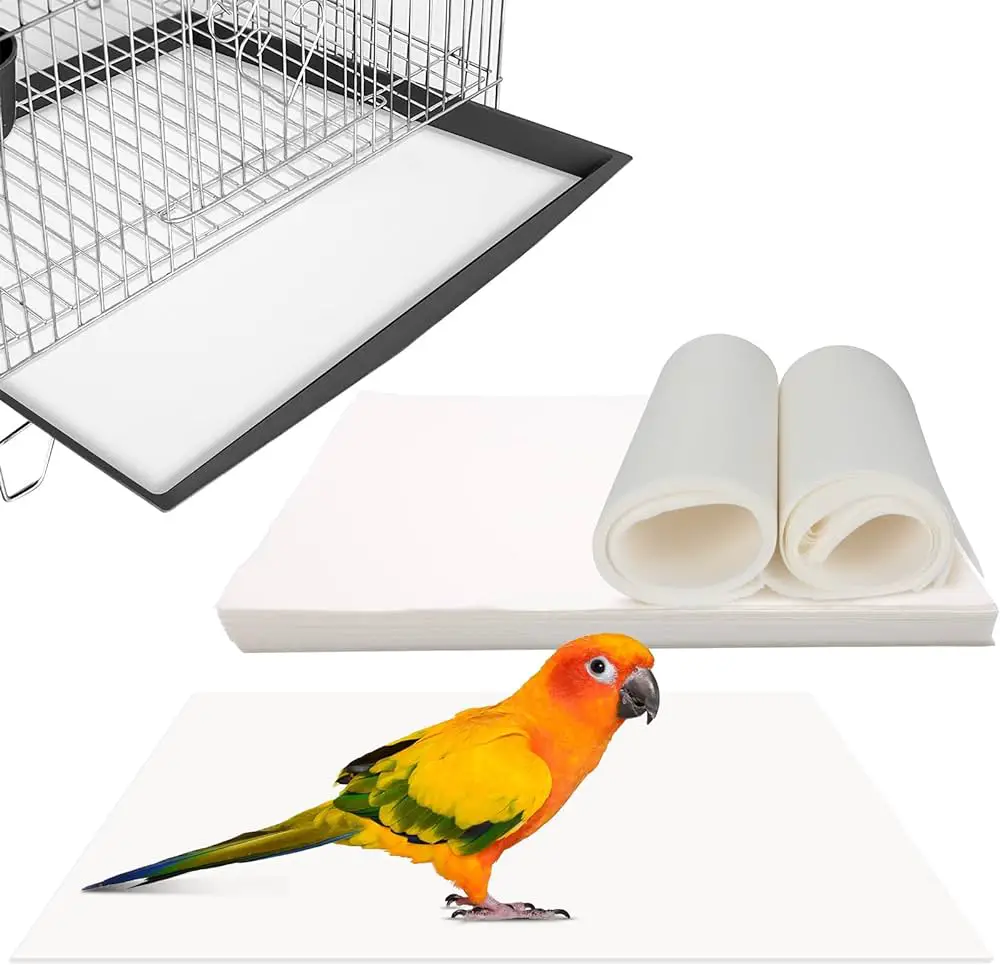 How often should a bird cage be cleaned?