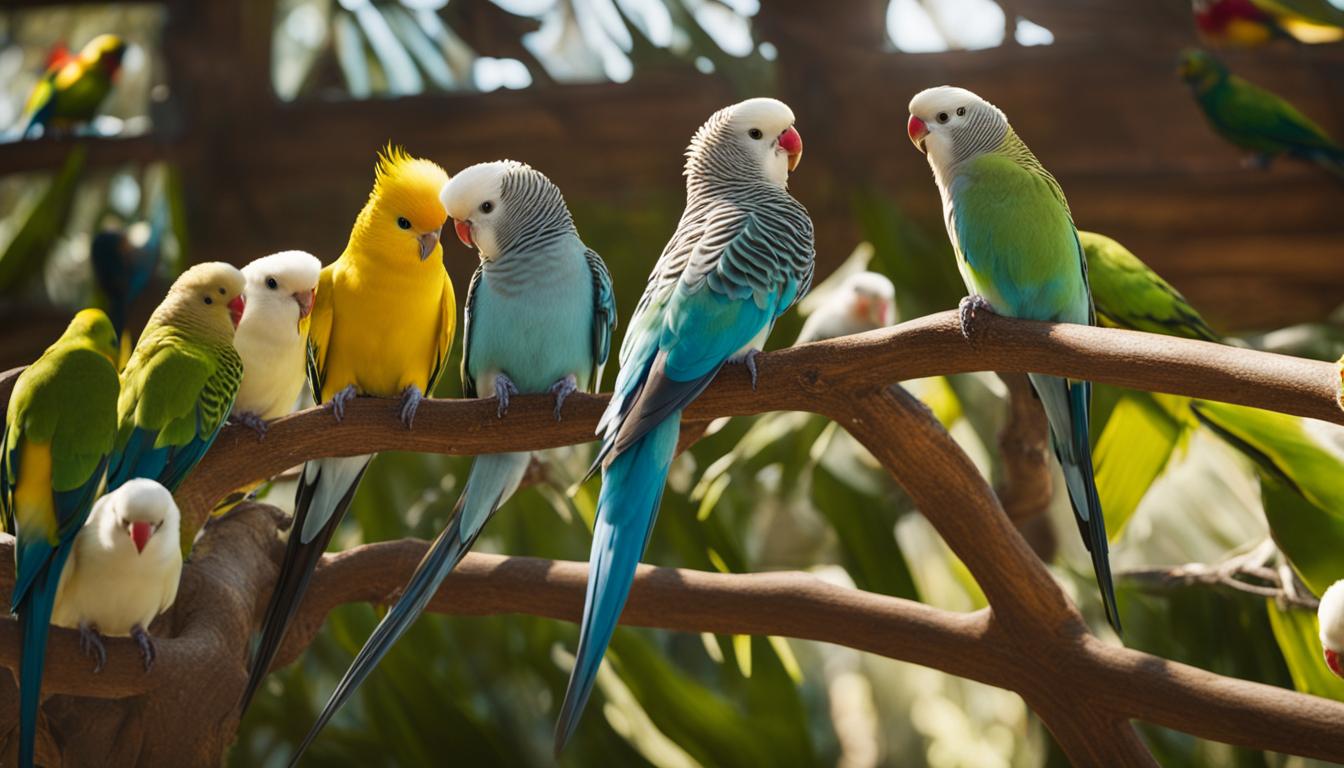 What bird species are more social and enjoy companionship?