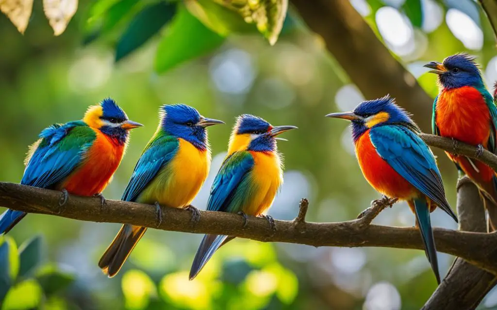 expressions of joy in birds