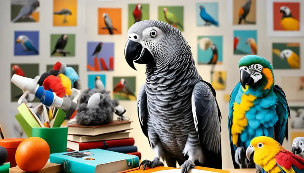 troubleshooting African Grey talking problems