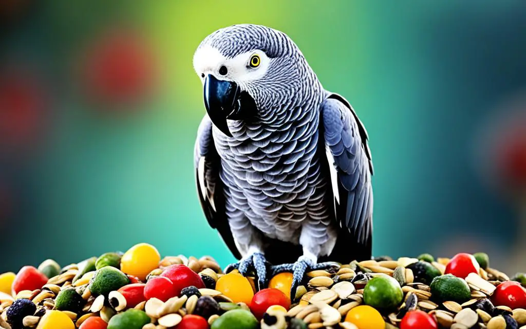 African Grey Parrot health risks associated with a seed-only diet