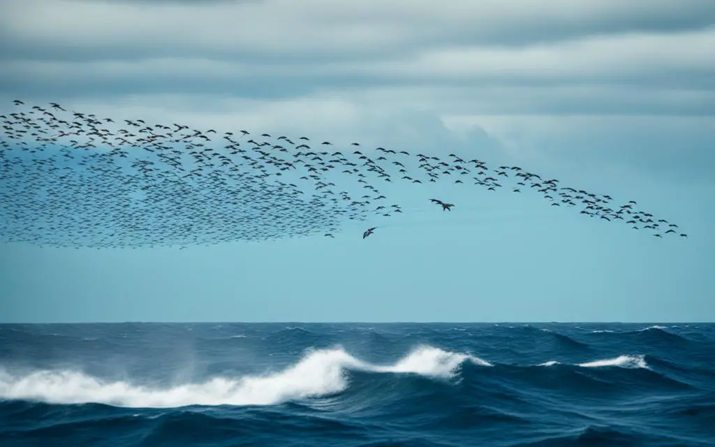 Can birds fly over the Alantic ocean?