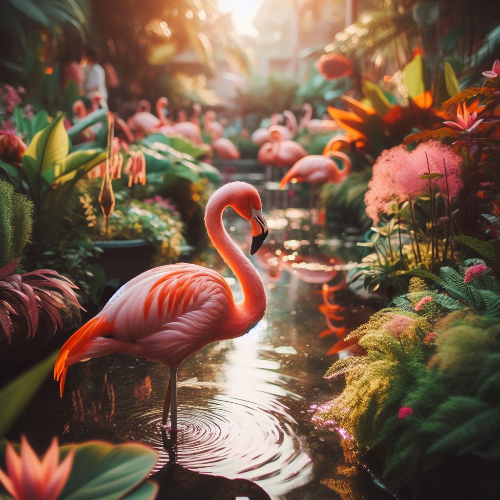 Flamingo at Flamingo Gardens