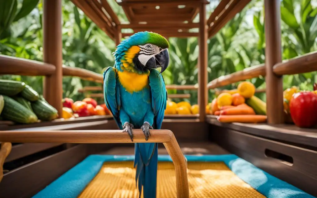 Macaw care and wellness