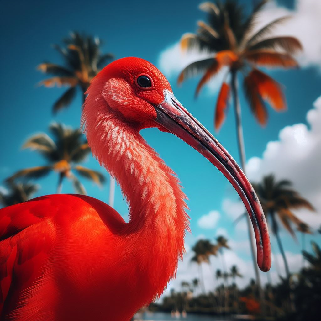 Scarlet Ibis in south Florida