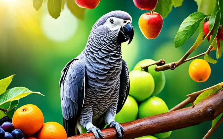 Why are fruits important to an African Grey?