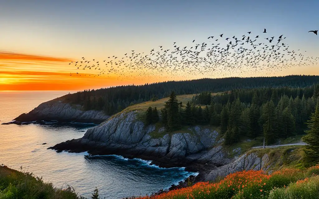Top 11 birdwatching spots in Maine
bird migration on Monhegan Island