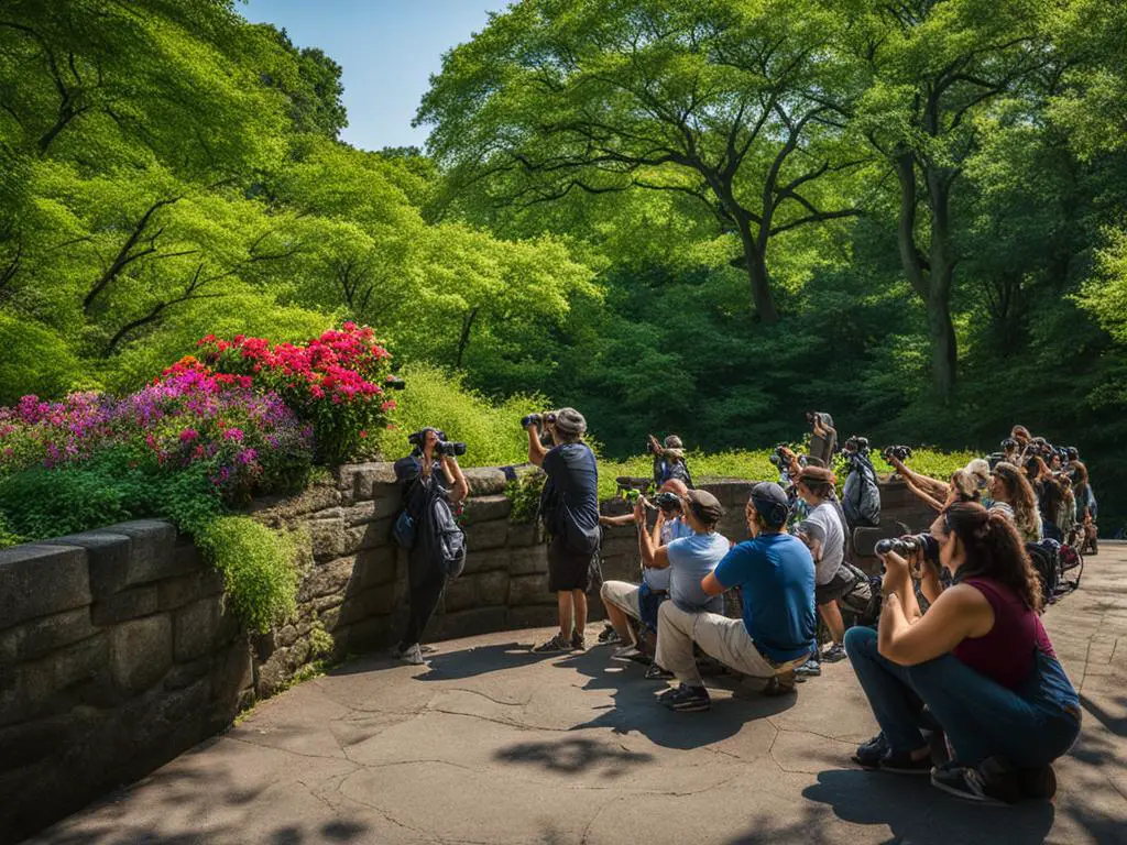 birding in Fort Tryon Park