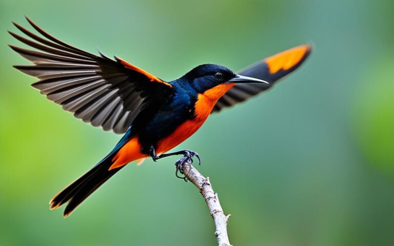 black and orange birds