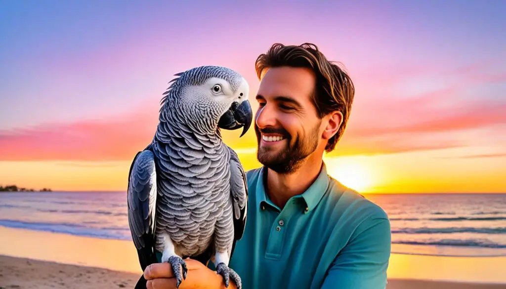 enjoying life with your African Grey