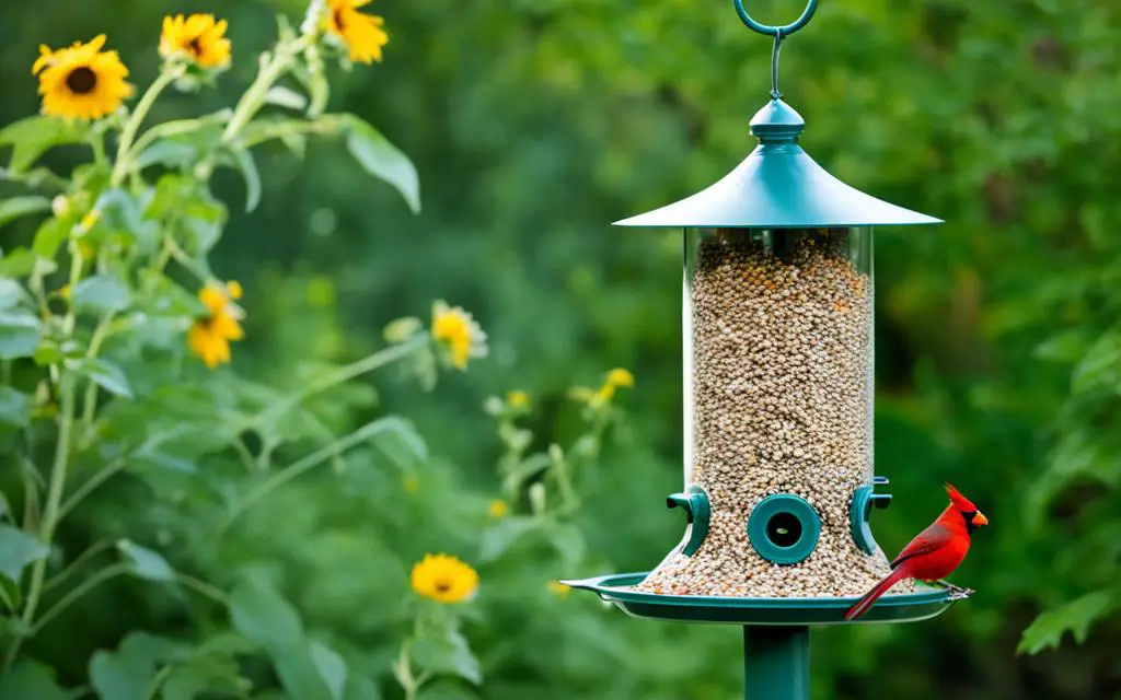 squirrel-proof bird feeders for cardinals