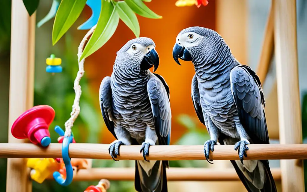 African Grey Parrot Enrichment Activities
