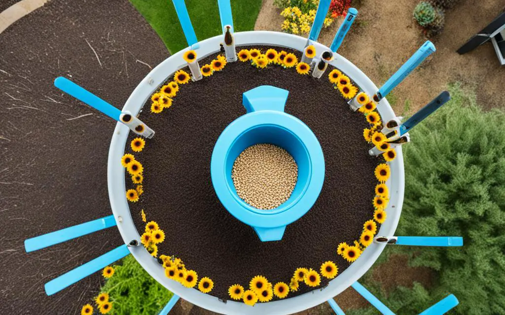 Attractive Bird Feeder with a Variety of Seeds