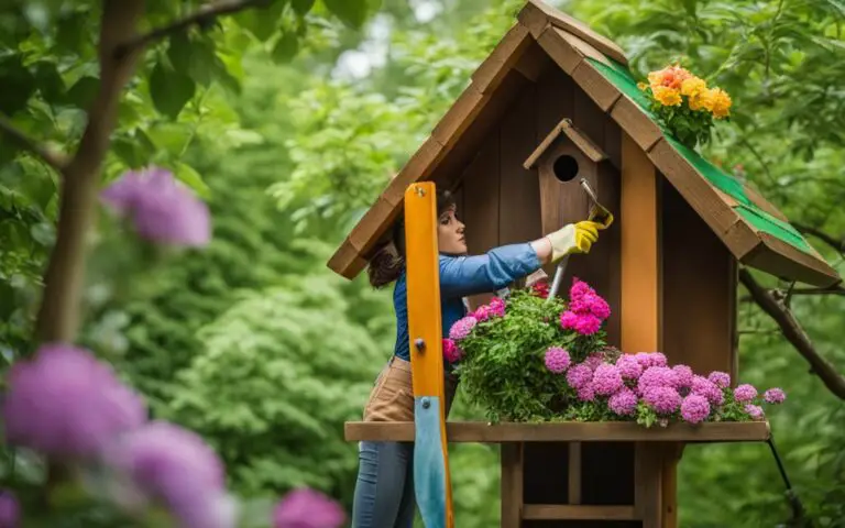 Can I clean out a birdhouse?