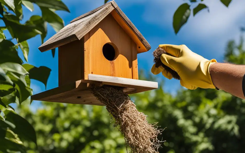 Natural Birdhouse Cleaning