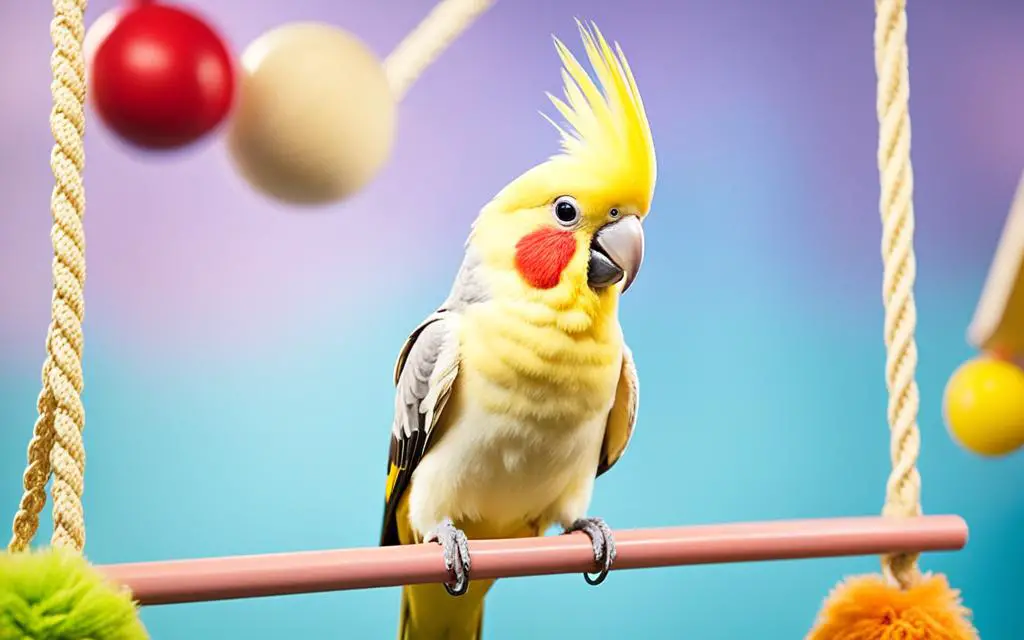 Playful Cockatiel