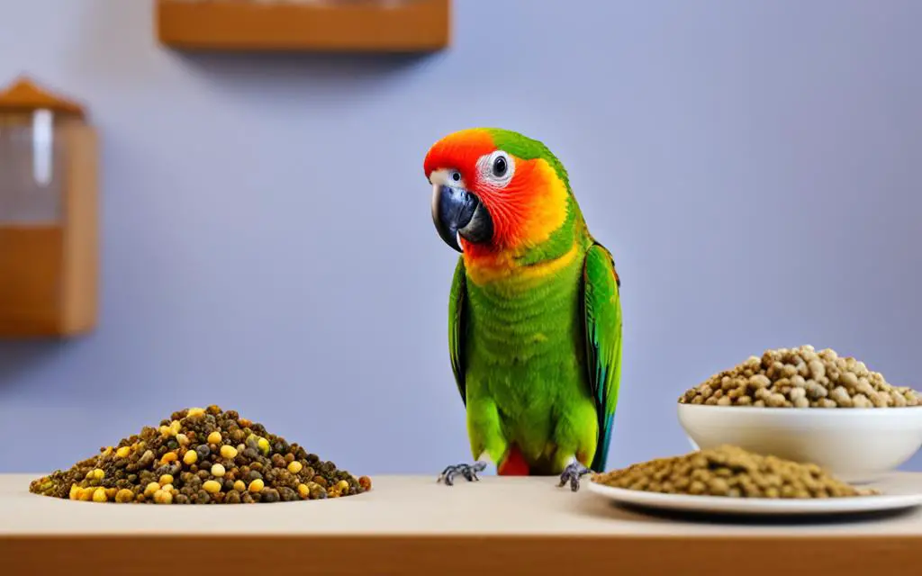 Transitioning Conure to New Food