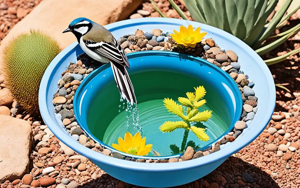 how to make a bird bath for arizona birds