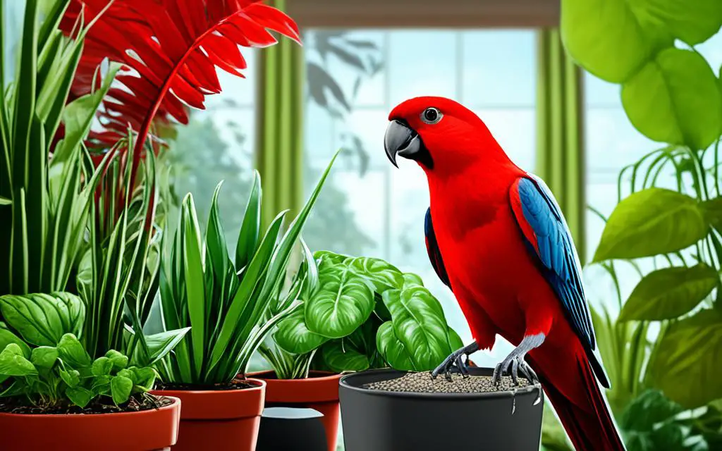 toxic indoor plants for birds