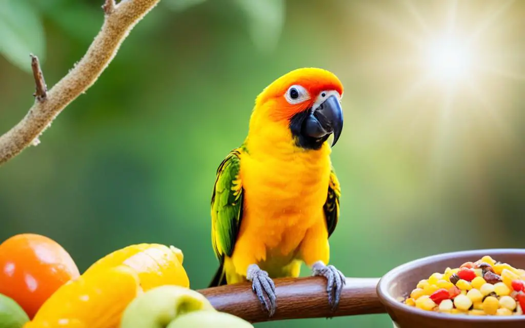 Best Feeding Practices for Baby Sun Conures