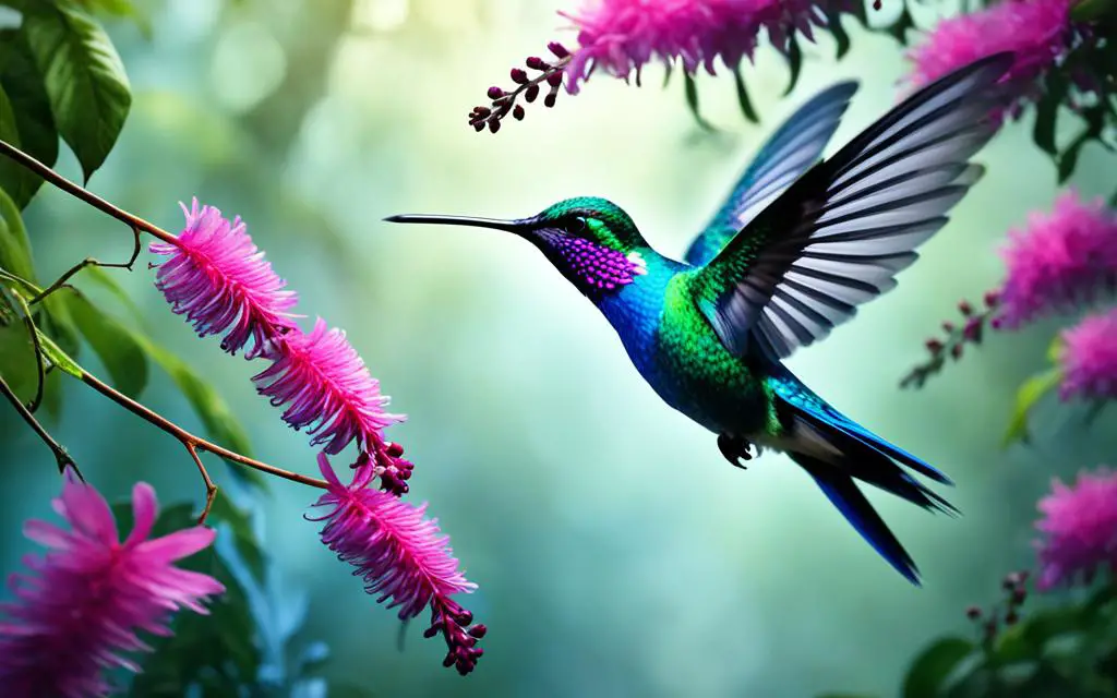 Exotic Brazilian Hummingbird