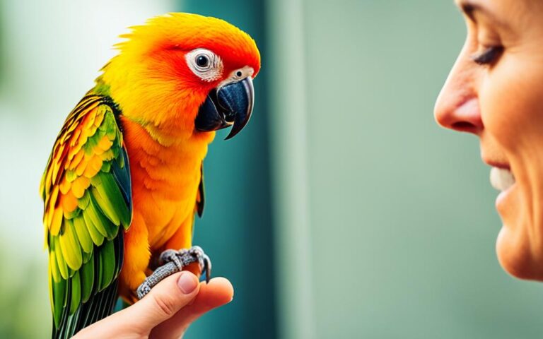 How to get your sun conure to trust you
