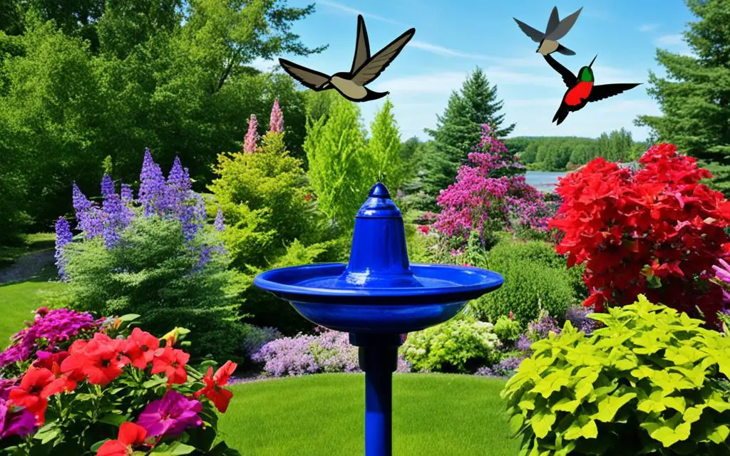 attracting hummingbirds