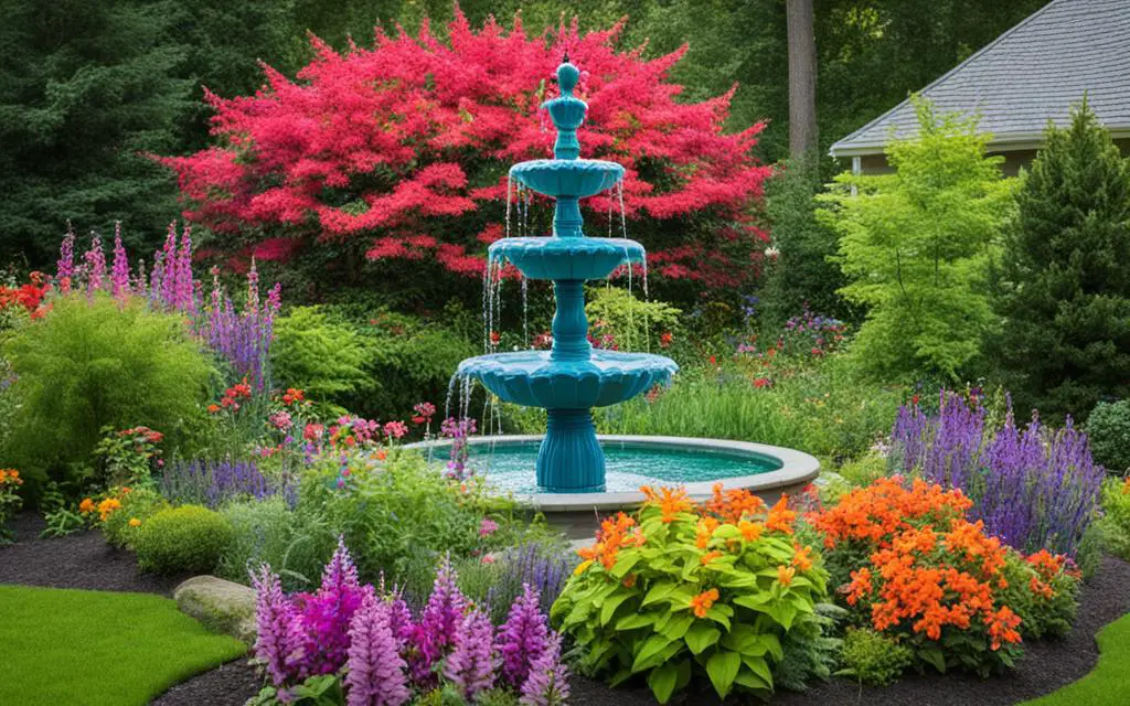 hummingbird-friendly garden