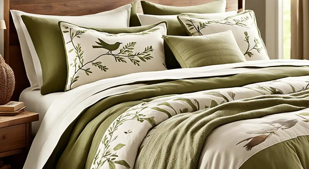 nature-inspired bedding