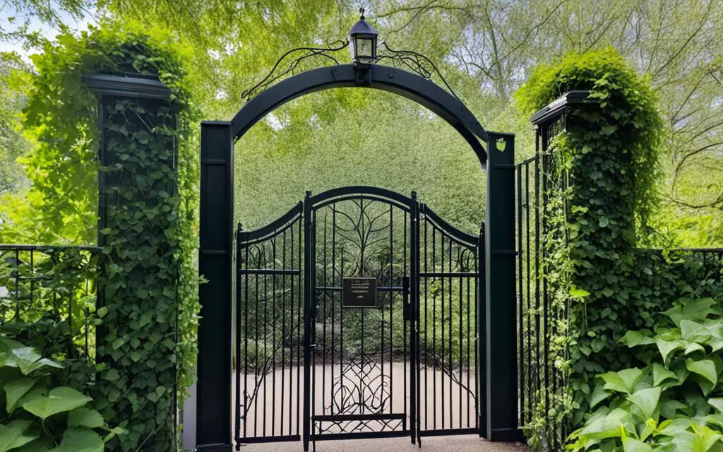 secure aviary entrance