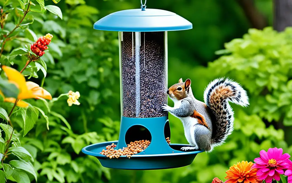 squirrel-proof bird feeders
