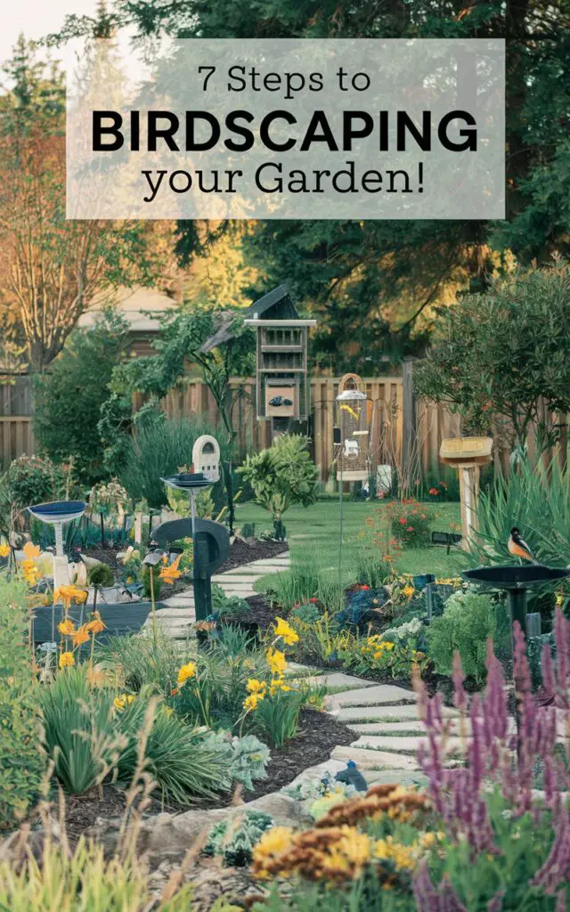 7 Steps to Birdscaping Your Garden