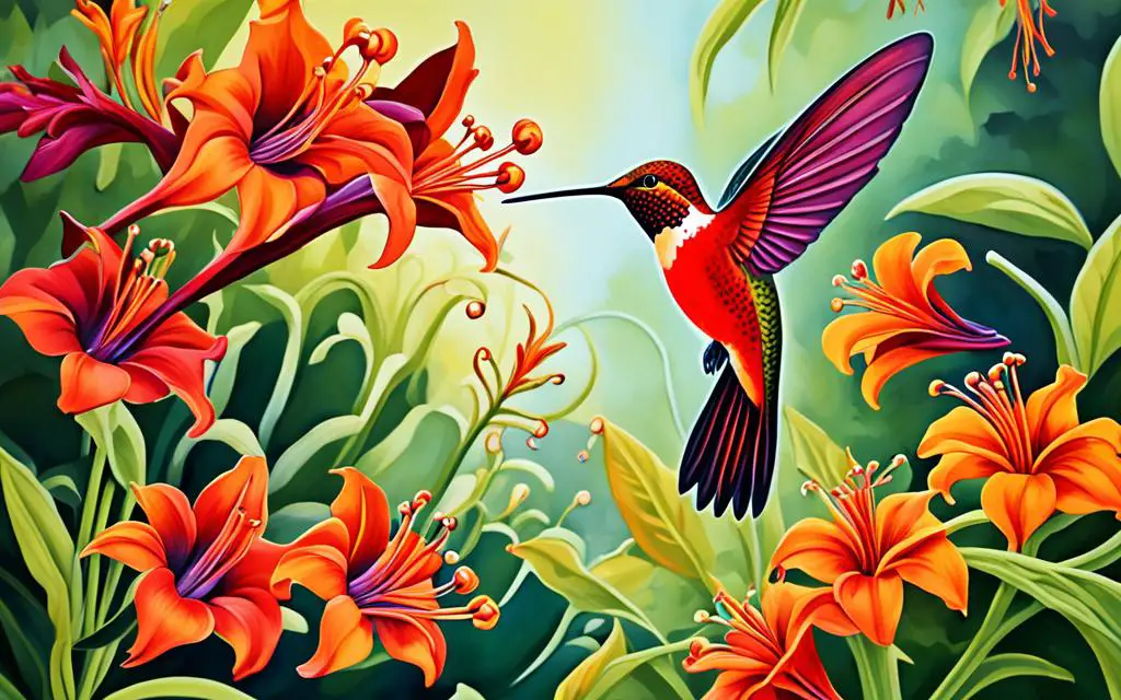 unique flowers for hummingbirds