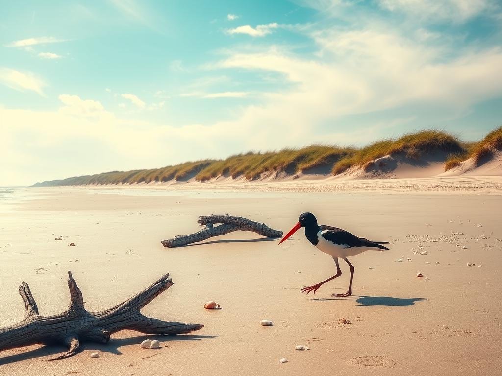 American Oystercatcher shorebird habitat