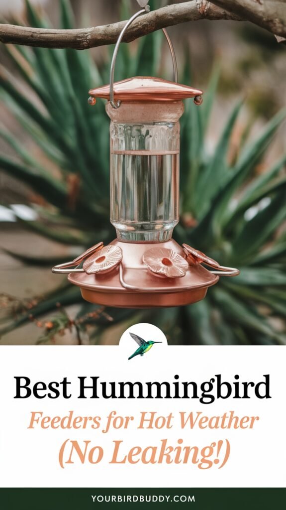 Best Hummingbird Feeders for Hot Weather (No Leaking!)