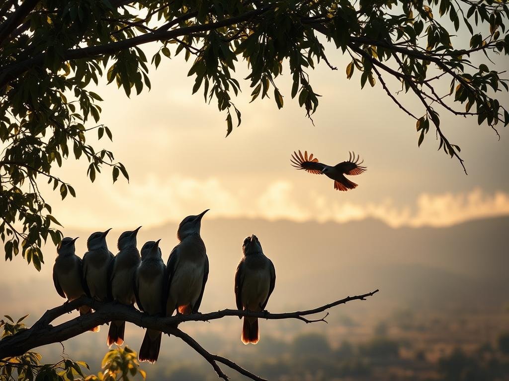 birds predicting weather