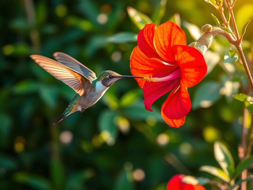 hummingbird feeding habits