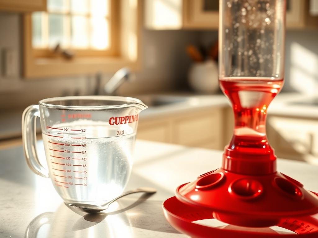 hummingbird sugar water preparation