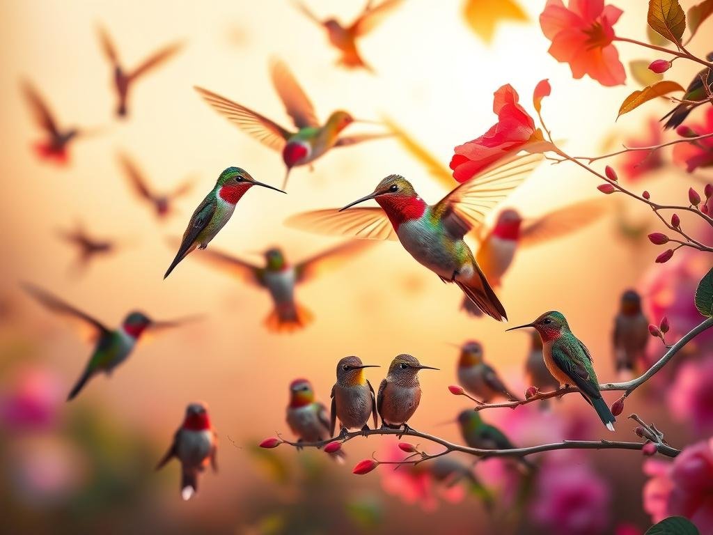 hummingbirds preparation for migration