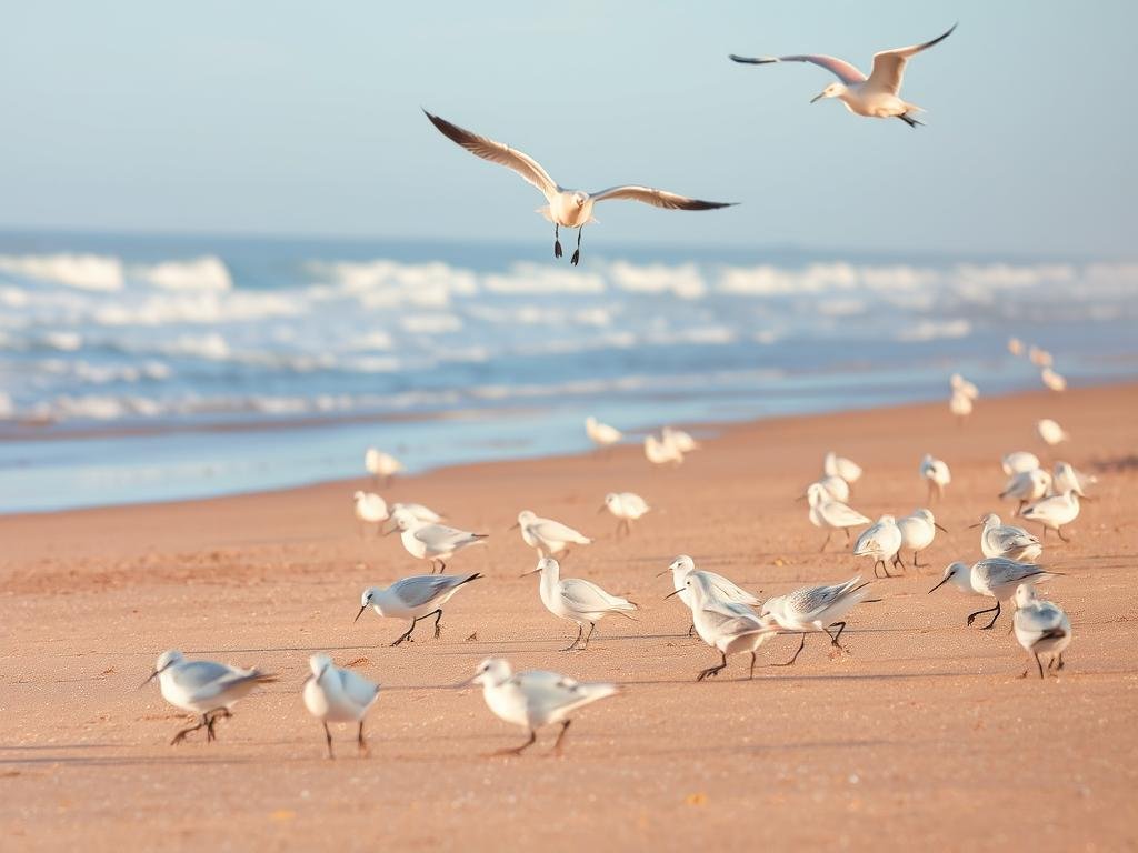 rare beach birds