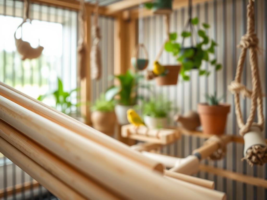 safe bird cage materials