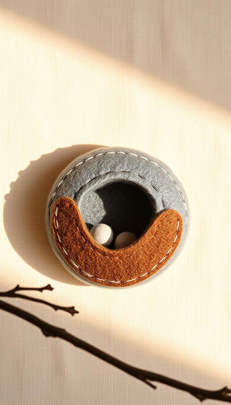 How to Make a No‑Sew Felt Bird Nesting Pocket in 5 Minutes