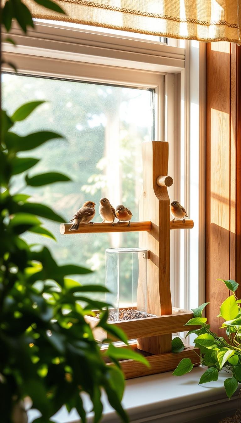 How to Set Up a DIY Window Bird Feeder Station
