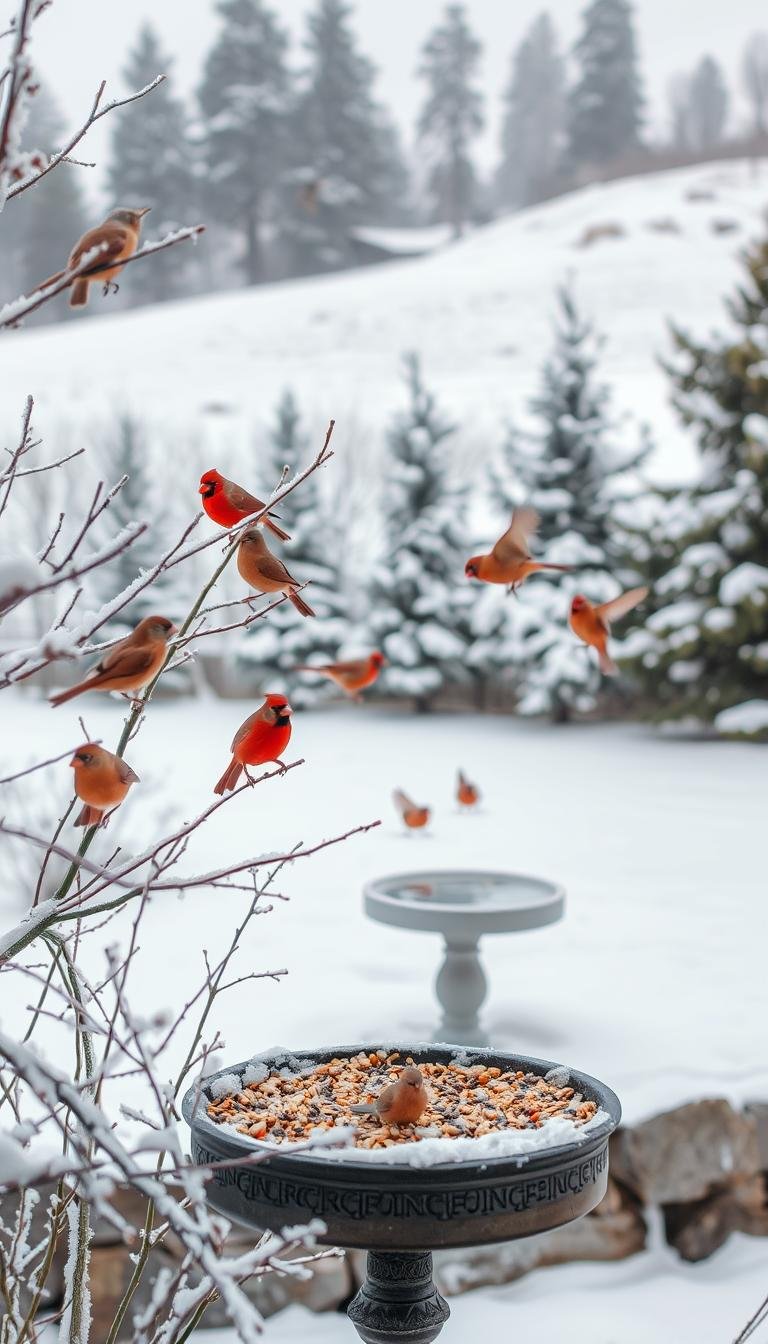 Is a Bird Garden Still Helpful in the Winter?