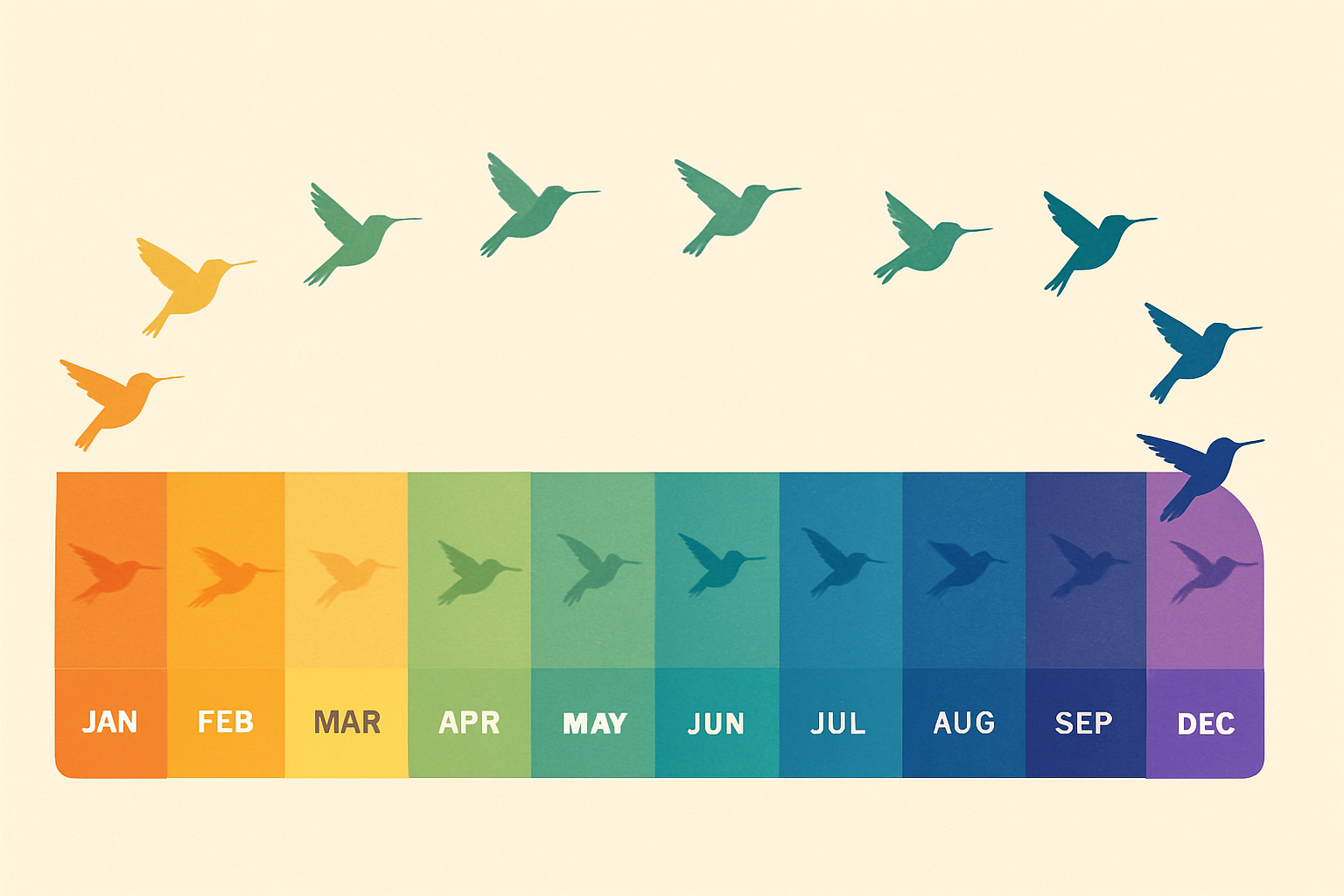 Texas hummingbird migration