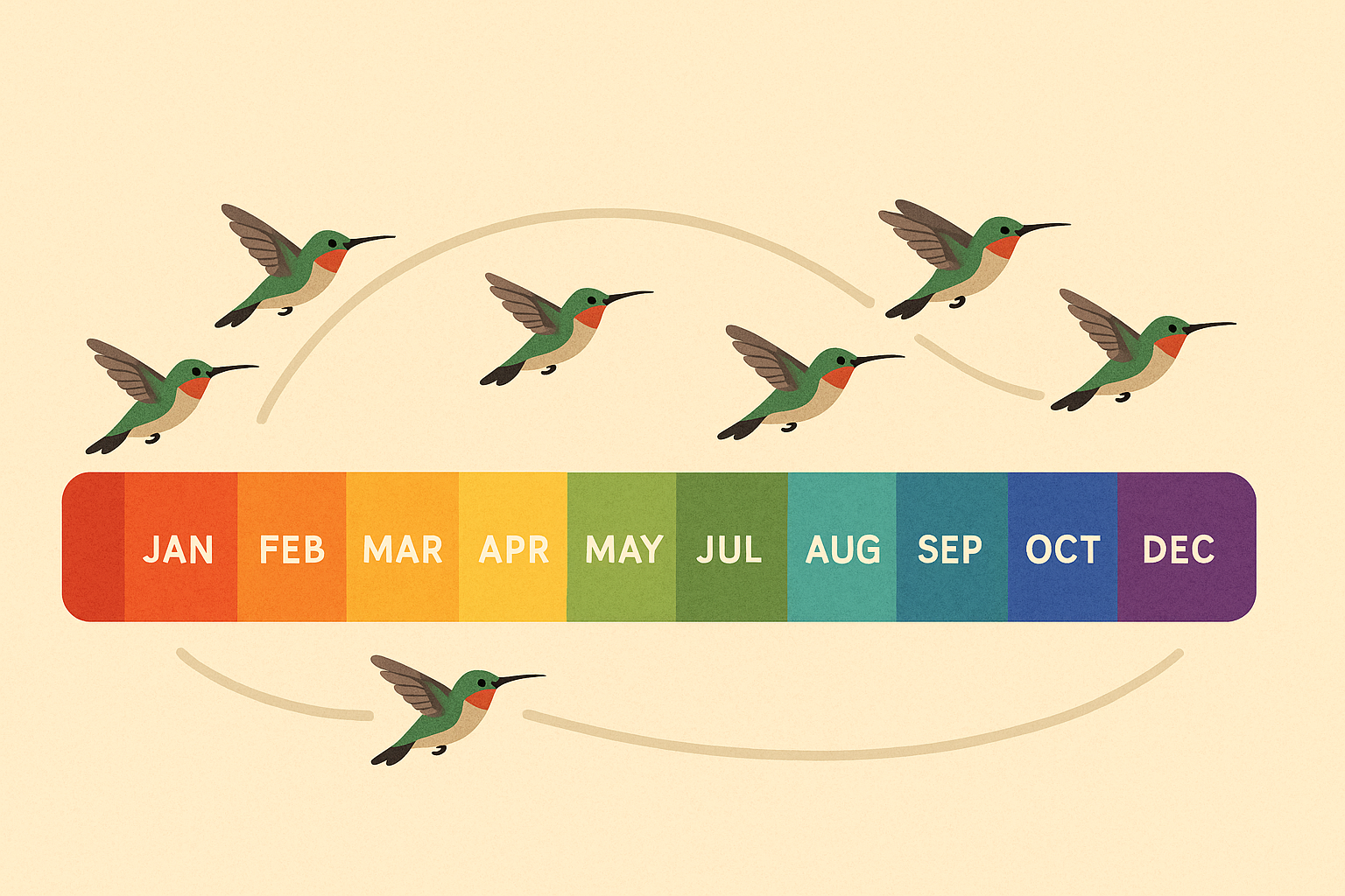 Texas hummingbird migration