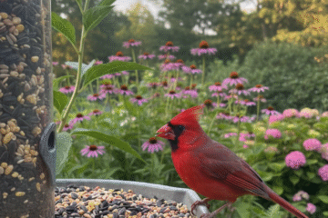 attract cardinals Texas feeder