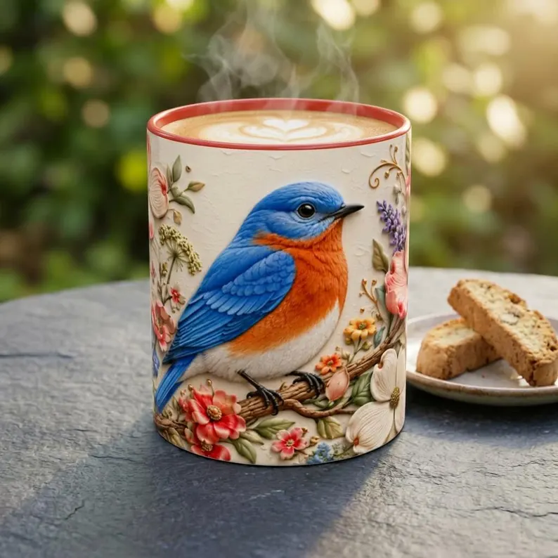 Bluebird Coffee Mug