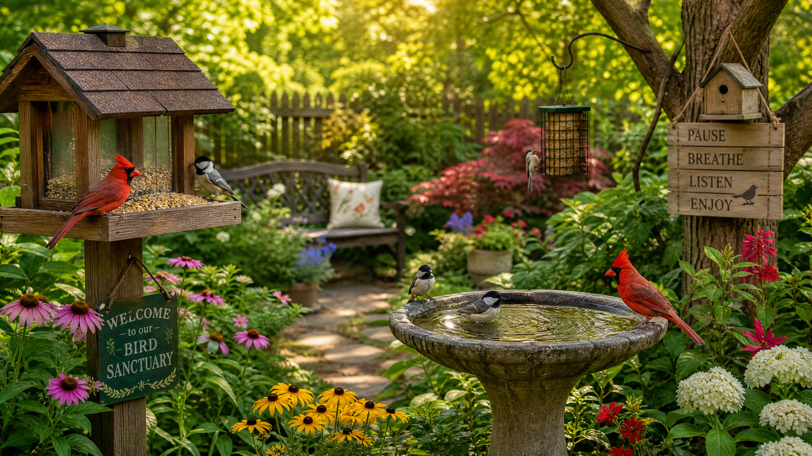 How to Set Up the Perfect Backyard Bird Sanctuary on a Budget